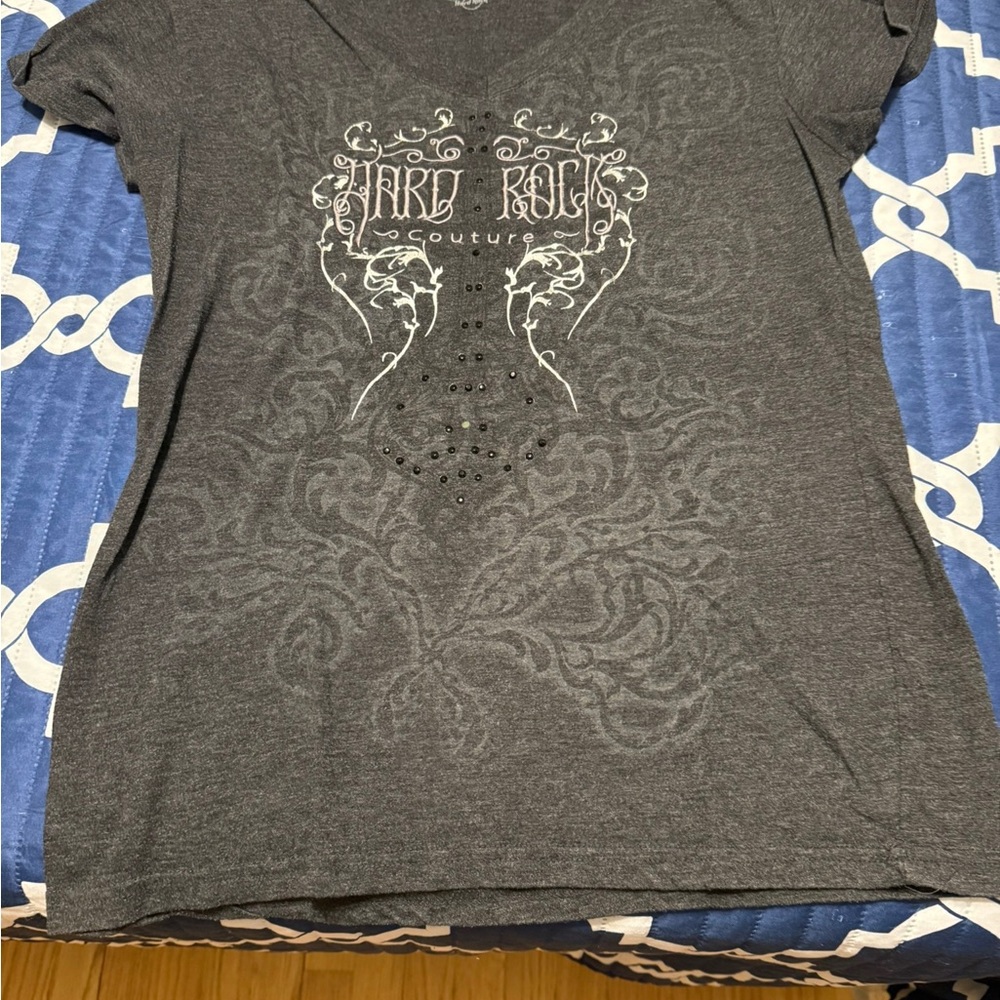 Hard Rock Cafe Gray Short Sleeve Tee